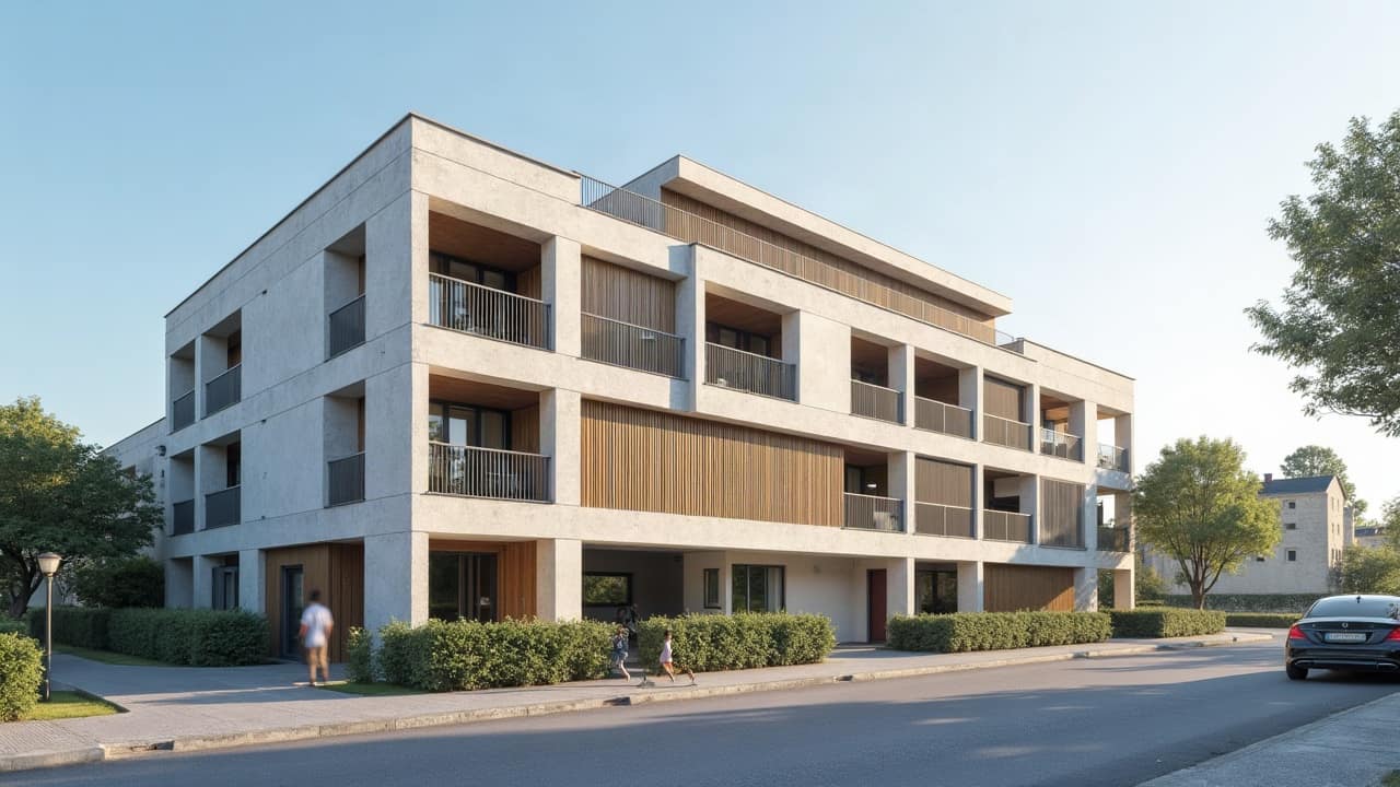 Entretenir une toiture-terrasse dans le centre reconstruit de Saint-Nazaire